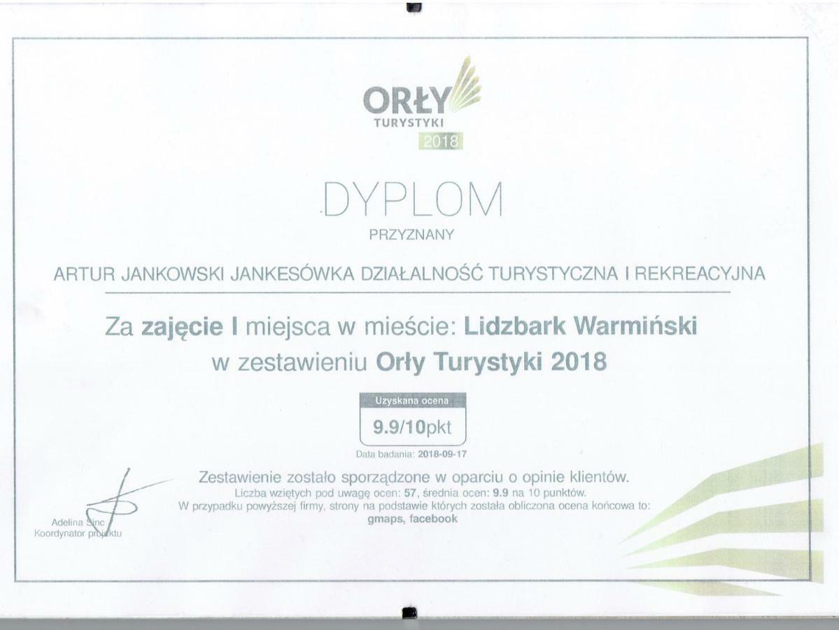 Gospodarstwo Agroturystyczne Rowerowa Przystan "Jankesowka" Lidzbark Warminski Luaran gambar